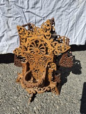 Old liqueur cellar rotating wood openwork Napoleon III 19th century 40cm