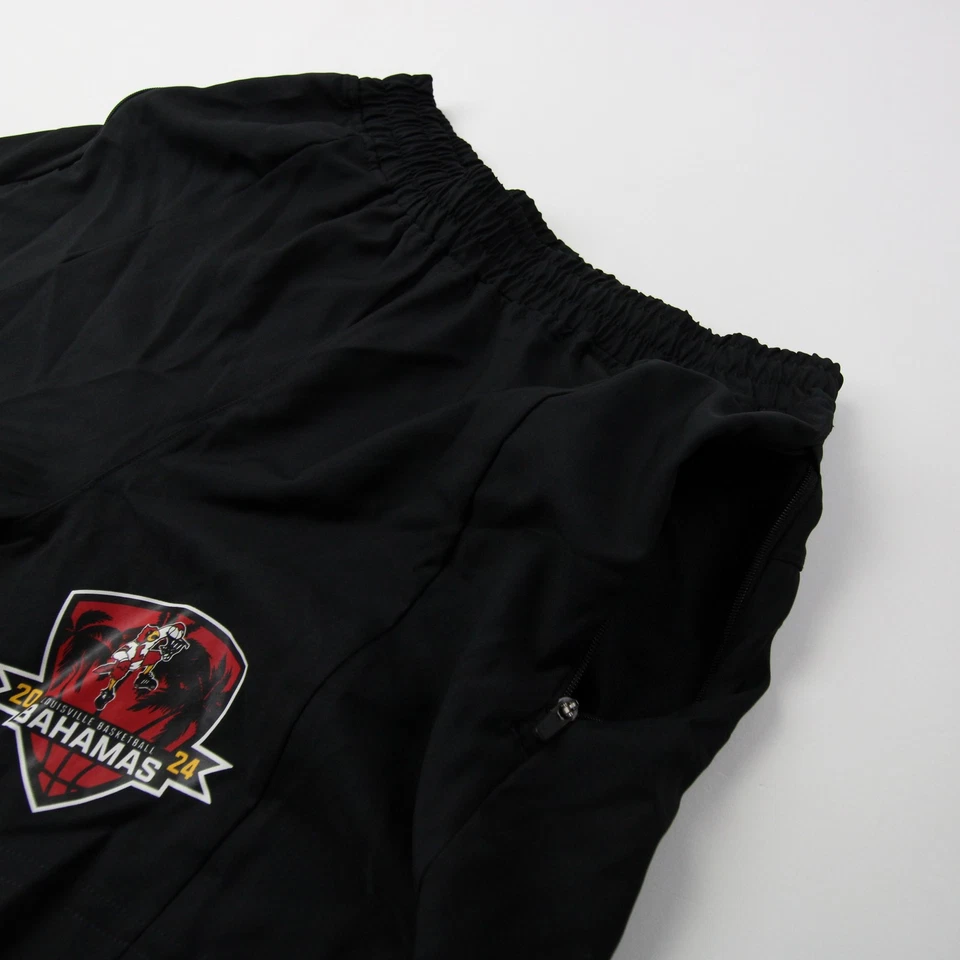 Louisville Cardinals adidas Aeroready Practice Shorts Men's Black New - Image 3 of 4