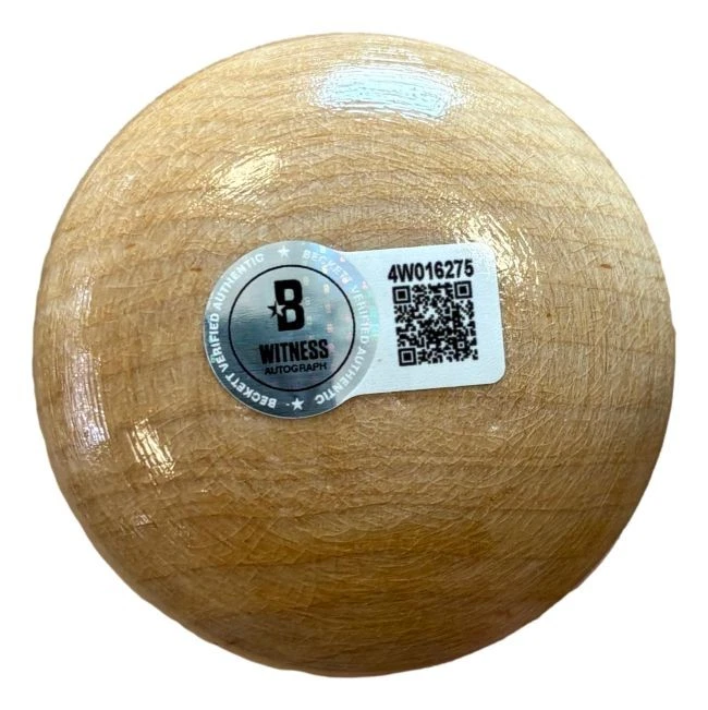 John Kruk Phillies Signed Tan Louisville Slugger Bat 93 NL Champs BAS - Image 3 of 3