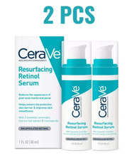 2 Pack CeraVe Resurfacing Retinol Serum 30ml; BRAND NEW IN BOX 2 DAY DELIVERY UK