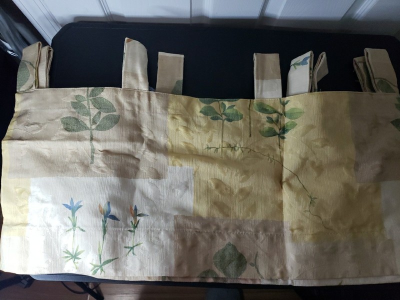 Vintage Martex Patchwork Valance Curtain.