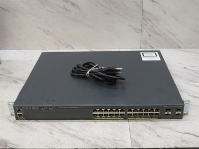 Cisco Catalyst WS-C2960X-24PS-L 24-Port Gigabit PoE Ethernet Switch