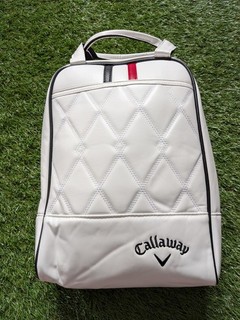Calloway Golf Reise Schuhtasche Halter weiß schwarz und rot UVP 69 95 £