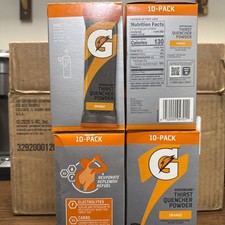 40 Gatorade Thirst Quencher Powder 1.13 Oz Packets Makes 20 ounces. Orange