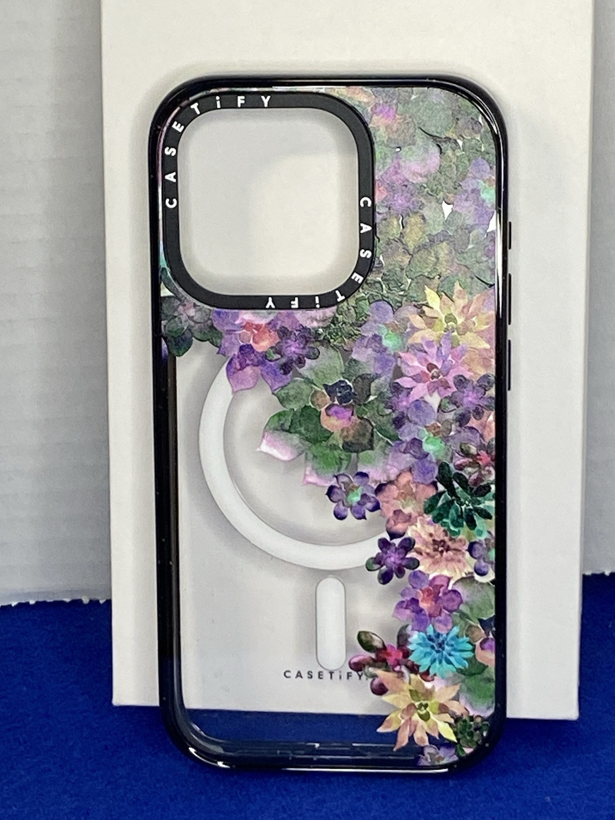 Casetify Impact Case for iPhone 15 Pro - My Succulent Garden Design-image