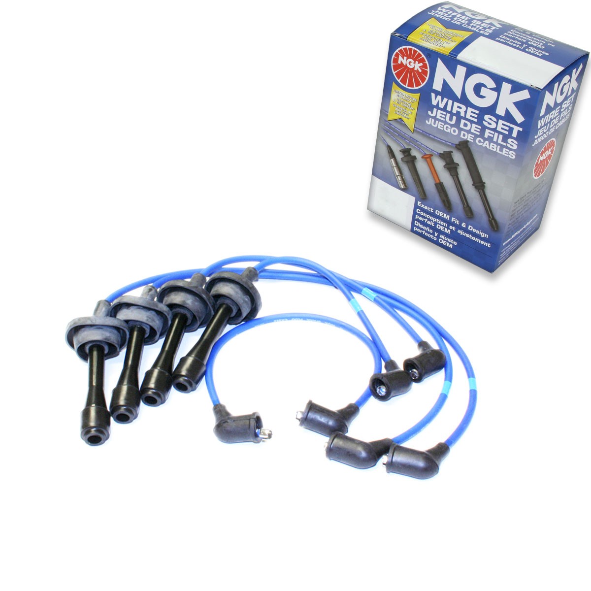 NGK 8133 RC-TE86 Spark Plug Wire Set for CH457 CH432 96917 96404 9428 9097 hj