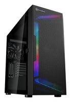 SilverStone SST-SEH1B-G Seta H1 Midi-Tower Tempered Glass schwarz Midi/Minit ~D~