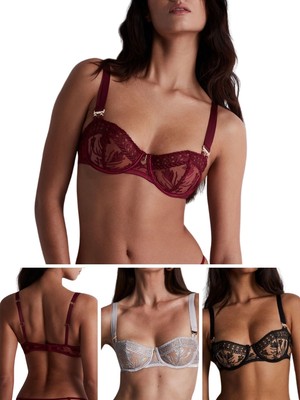 Aubade Magnetic Spell Half Cup Bra Underwired Demi Non Padded Bras Luxury