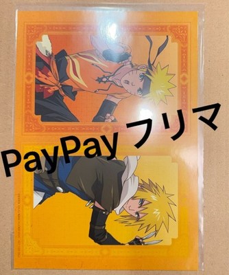 NARUTO BORUTO The Character Collaboration Cafe Menu Order Bonus Large Bromide