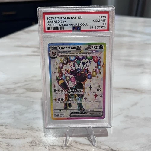 Pokémon TCG-Prismatic Evolutions-PSA 10 Umbreon EX #176 Black Star Promo