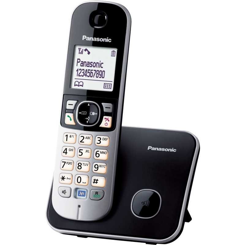 Téléphone fixe Panasonic KX-TG6811FRB autonomie longue durée sans fil