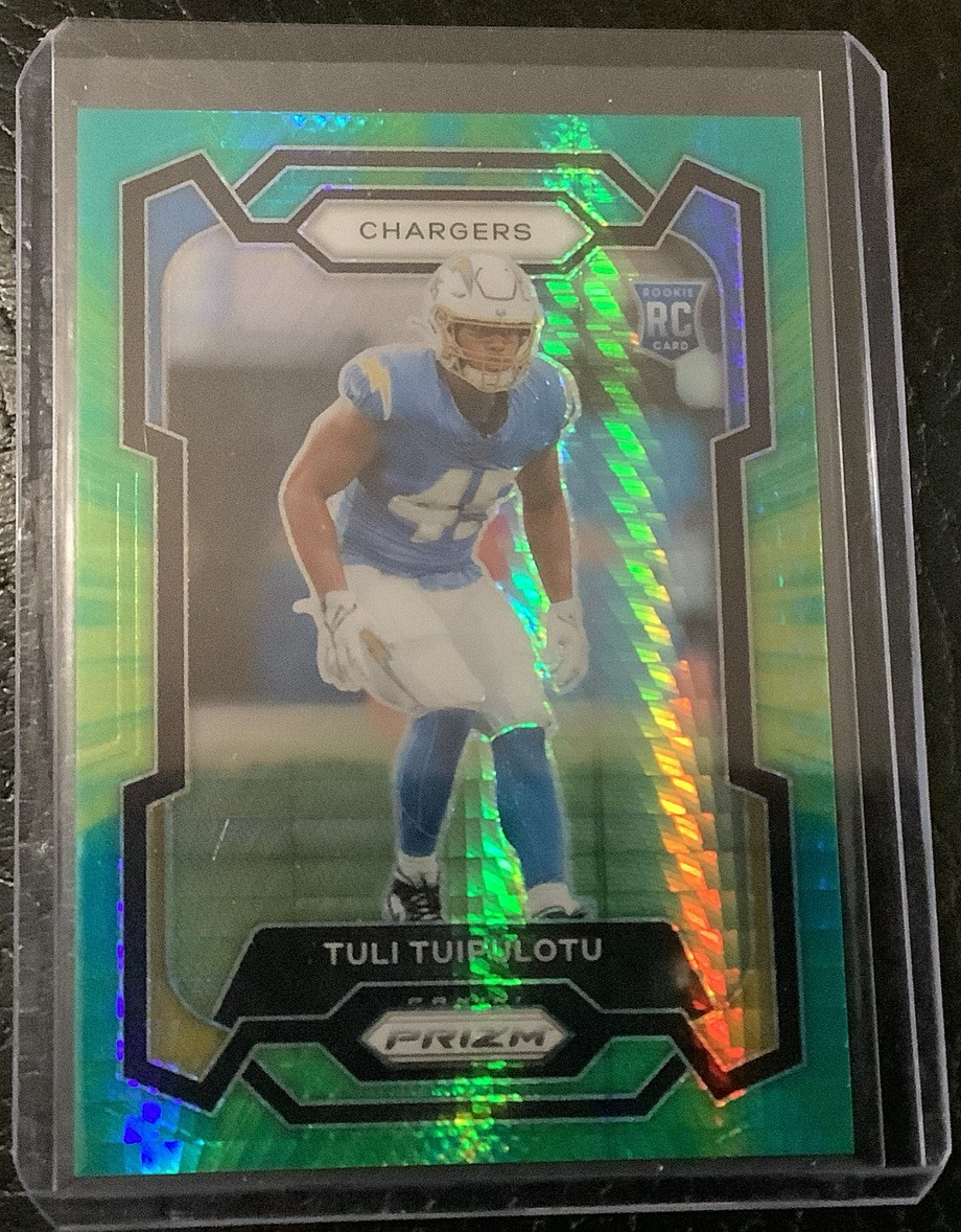 2023 Panini Prizm #354 Tuli Tuipulotu /175 Rookie Hyper Los Angeles Chargers 🍀