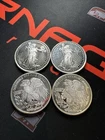 Silver Towne Saint-Gaudens 1 OZ ROUND .999 FINE SILVER VINTAGE LOT OF 4 OUNCES