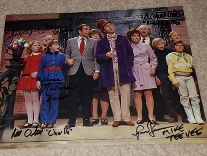 Willy Wonka & The Chocolate Factory Signed 11X14 Photo Wonka Kids Jsa Certified
