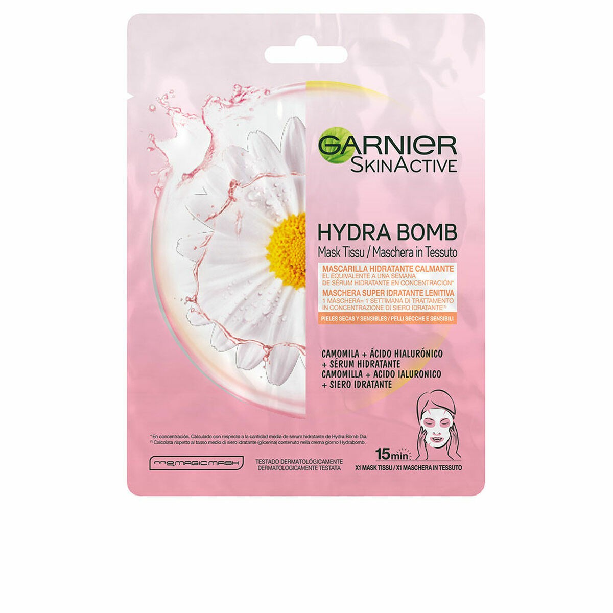 Maschera Viso    Garnier Skinactive Hydrabomb