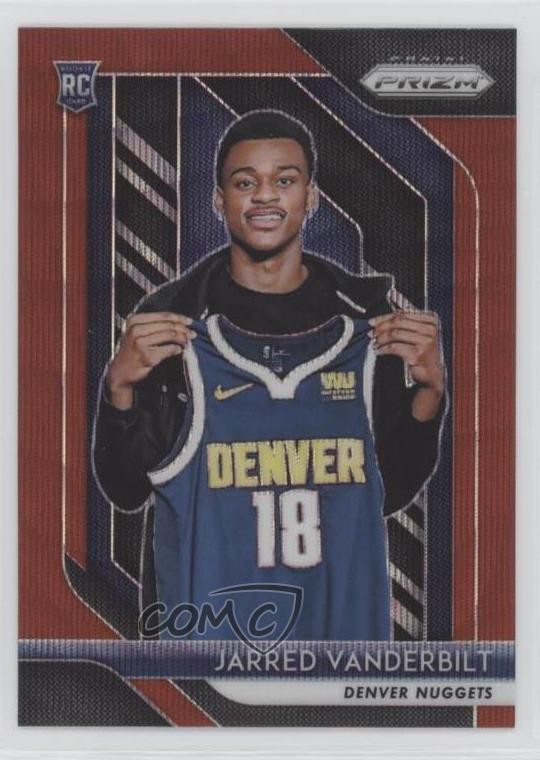 2018-19 Panini Prizm Ruby Wave Prizm Jarred Vanderbilt #42 0n64