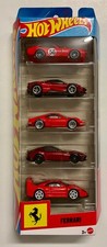 HOT WHEELS 2026 5-PACK FERRARI SF90/DINO206 GT/12CILINDRI/F40/365 GTB4 C IN HAND