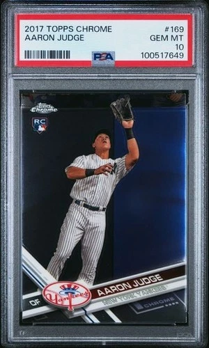 2017 Topps Chrome - Aaron Judge #169 (RC) PSA 10