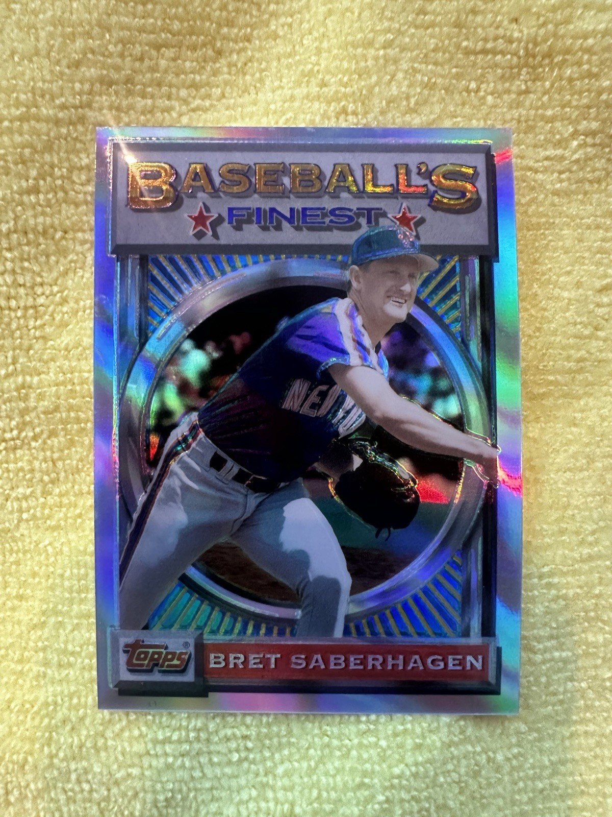 1993 Topps Finest - Baseball's Finest Bret Saberhagen #53 Refractor
