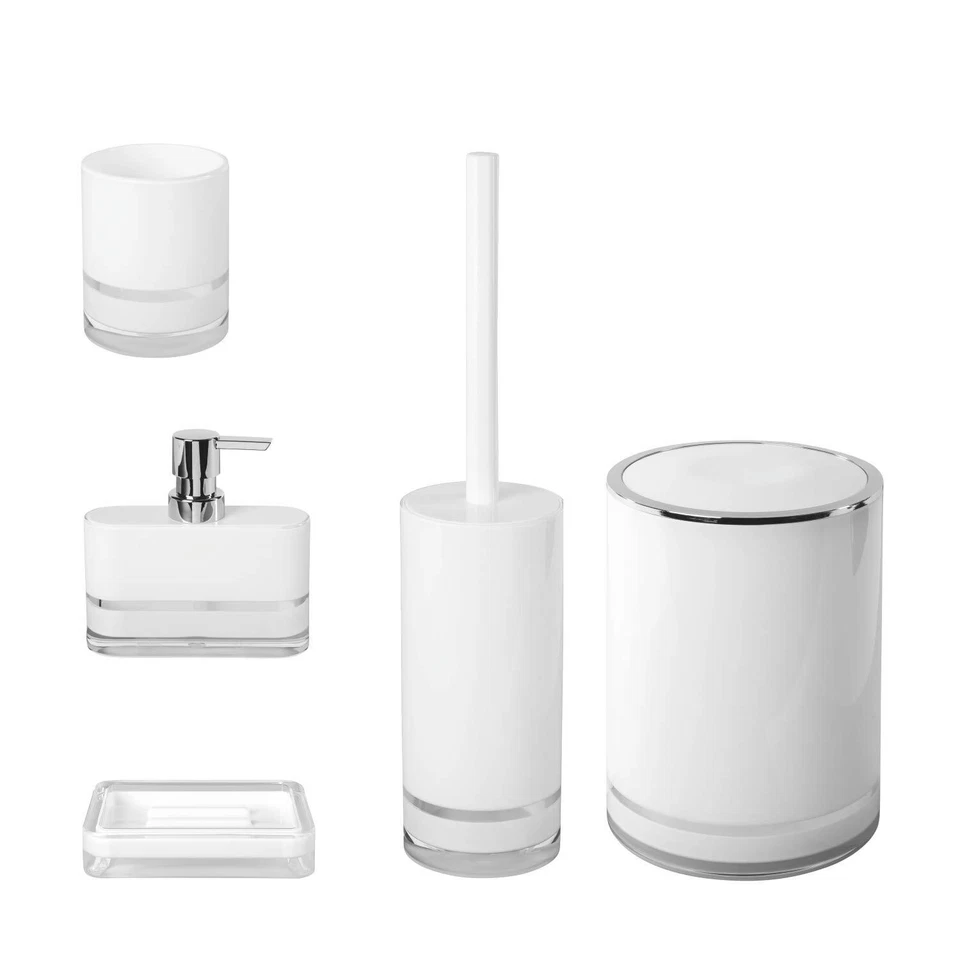 Line Seifenspender 13 x 4 x 14 cm aus Acryl white - Bild 2 von 3