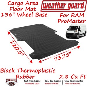 89021 Weather Guard Van Storage Floor Mat 136 Wheel Base Ram