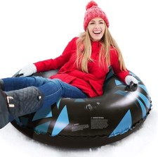 Snow Tube Inflatable Snow Sled Toboggan Snow Toys for Kids and Adults Heavy Duty