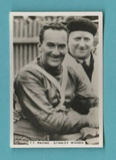 T. T. RACING  -  PATTREIOUEX  -  CARD NO. 36  -  STANLEY  WOODS  -  1935