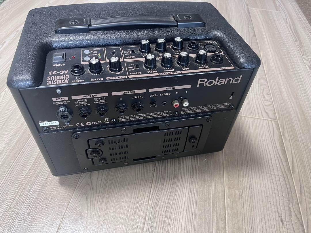 ROLAND AC-33 ACOUSTIC CHORUS Stereo amplifier Acoustic Guitar | eBay