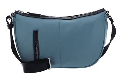 MANDARINA DUCK Hunter Hobo Bag Schultertasche Tasche Smoke Blue hellblau Neu
