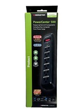 Monster 500 Power Center 6 Outlets 1.21 M Protect