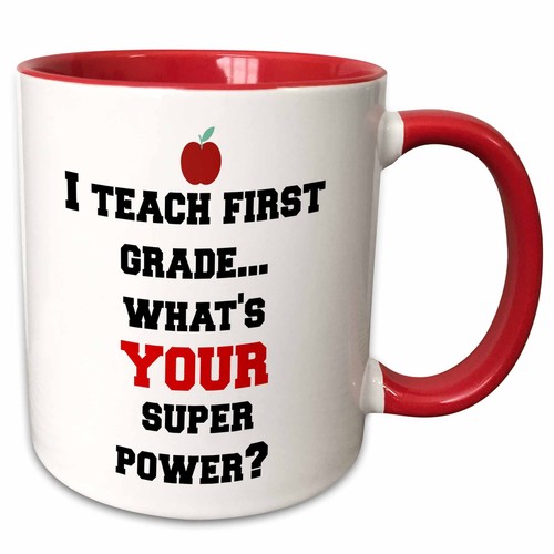 3dRose I teach first grade - whats your super power Mug - Picture 14 of 14