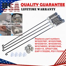 W10780048 Washing Machine Suspension Rods Kit For Whirlpool Maytag Amana Washer