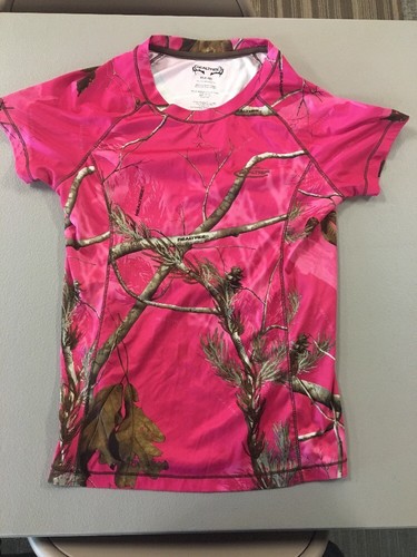 Womens Medium Realtree AP Camo Hot Pink 