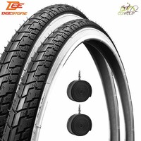 2 Deestone Bianconero-Reifen + 2 FahrradschläUche Trekking 28 1 5/8 3/8 (37-622)