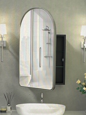 Arched medicine cabinet
