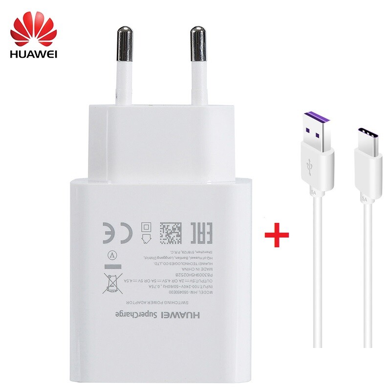 Original Huawei SuperCharge 5A Super Charging Adapter P20 P30 Pro