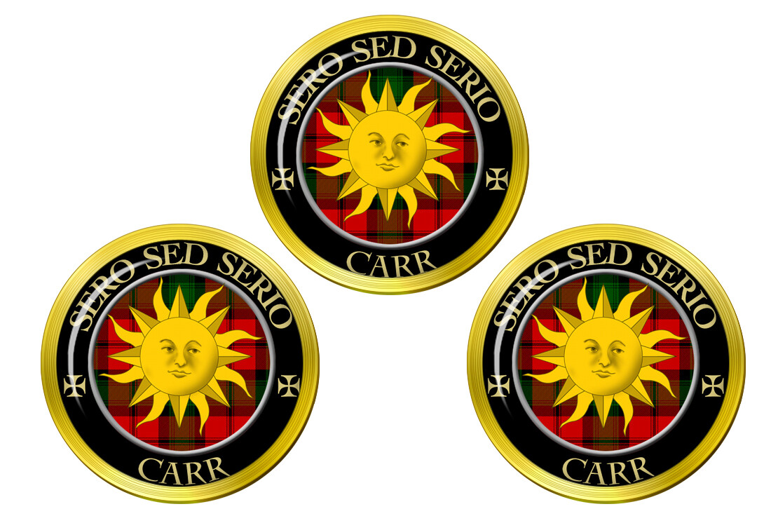 Carr Scottish Clan Golf Ball Markers