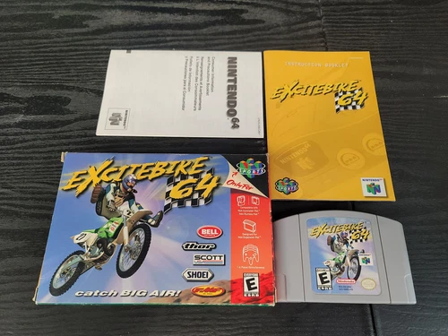 Excitebike 64 N64 Complete In Box CIB Great Shape Nintendo 64 
