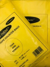 HDPE Counter Butchers Bags Food Bags Storage White (QTY :1000 approx.) All Sizes