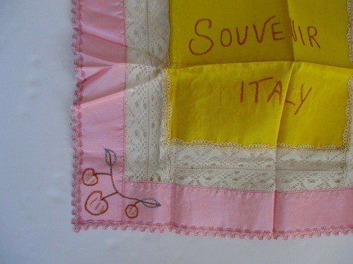 WWII US Army Souvenir of Italy Embroidery WW2 - Picture 5 of 7