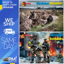 Bundle lot of Mars Figures 72143 72138 1/72 Ukrainian Defenders 2 kits