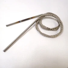 2 pc WATLOW FIREROD 9438 E6AX287A CARTRIDGE HEATER 1/4" x 6 1/8", 120V 65W, 58"L