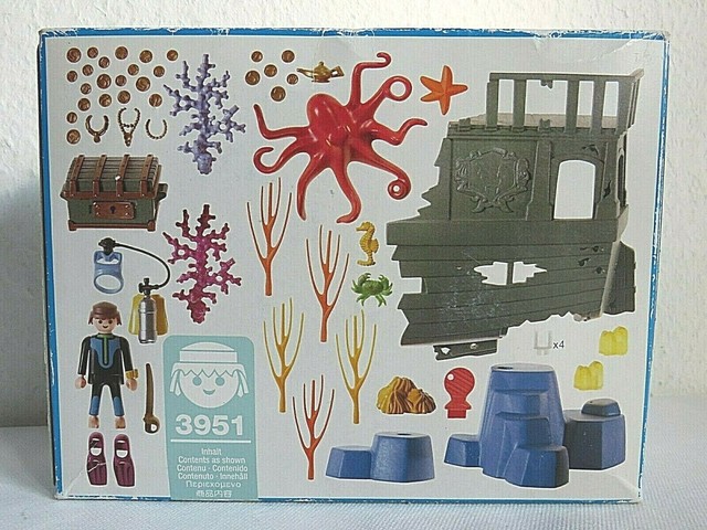 PLAYMOBIL 9358 - Pirate Avec Coffret Au Tresor + Accessoires - Playmo