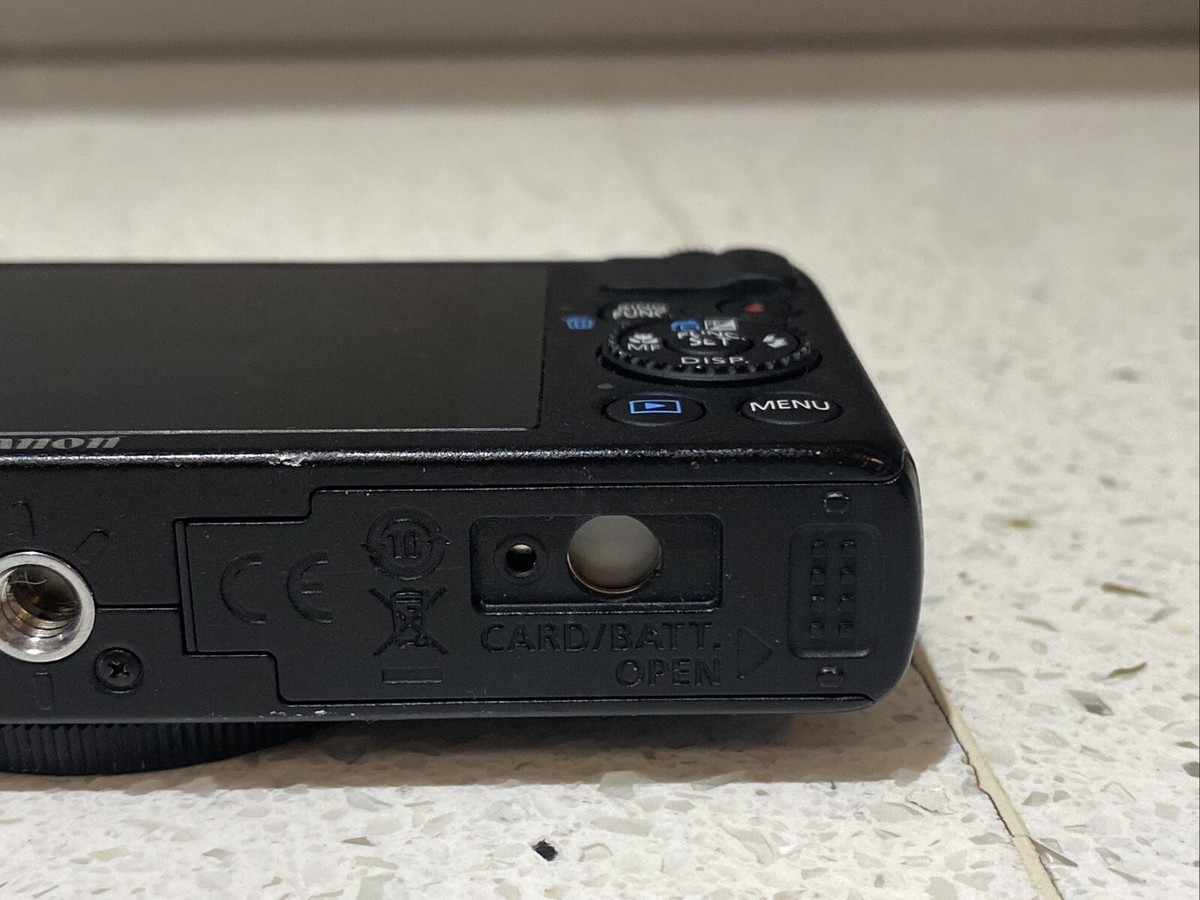 Canon PowerShot S100 Digital Camera 12.1MP PC1675 Black (made In