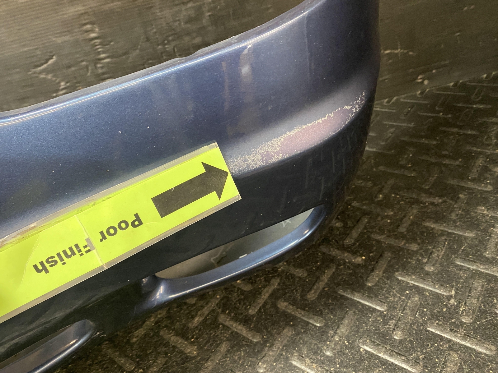 2006 MASERATI QUATTROPORT FRONT BUMPER COVER BLUE SEBRING METALLIC 203852