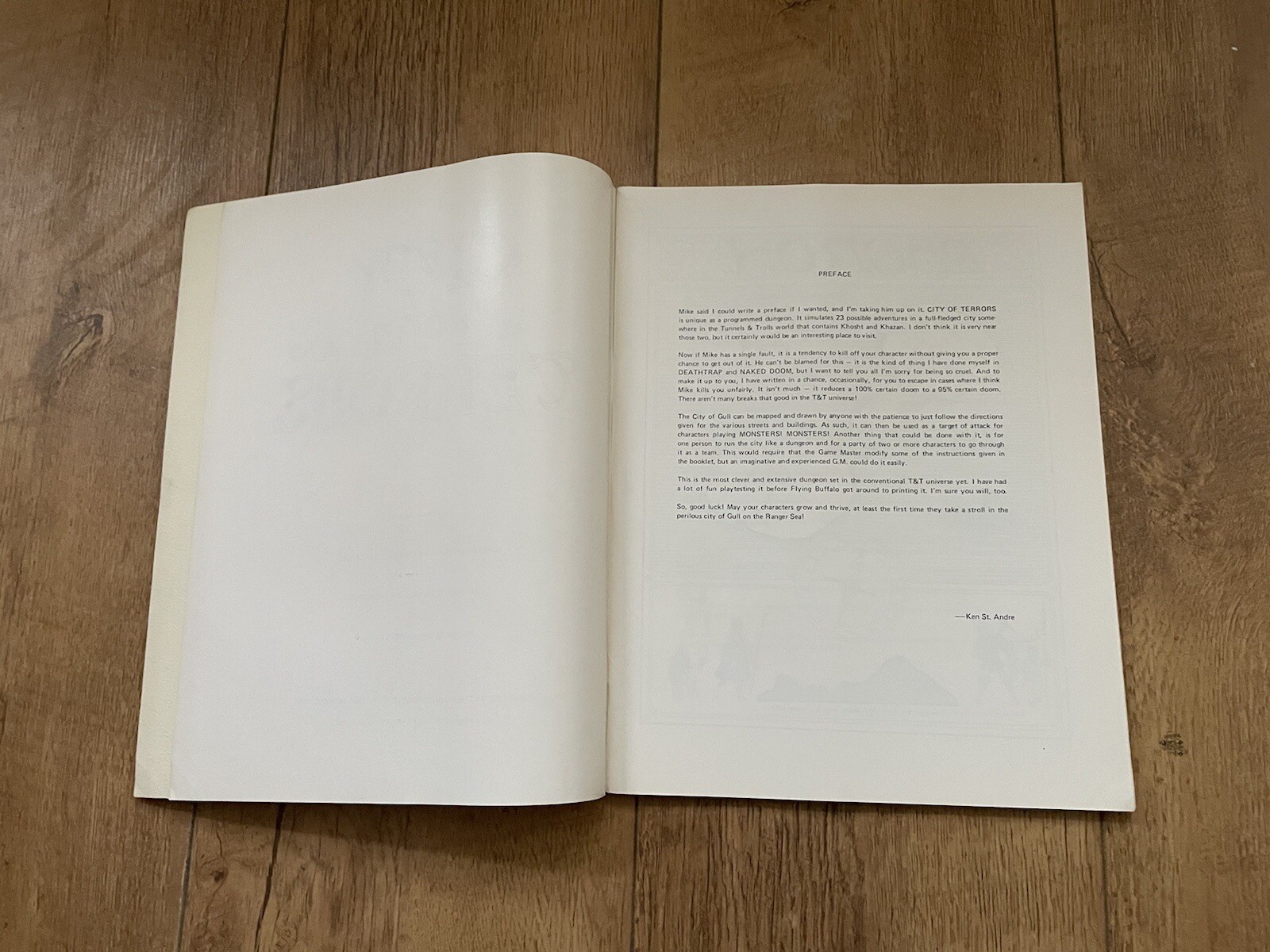 Flying Buffalo Tunnels & Trolls City of Terrors First Edition 1978 eBay