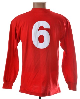 ENGLAND 1966 AUSWÄRTS FUSSBALLTRIKOT MOORE SCORE AUSLOSUNG GRÖSSE M ERWACHSENE #6 NEUAUFLAGE