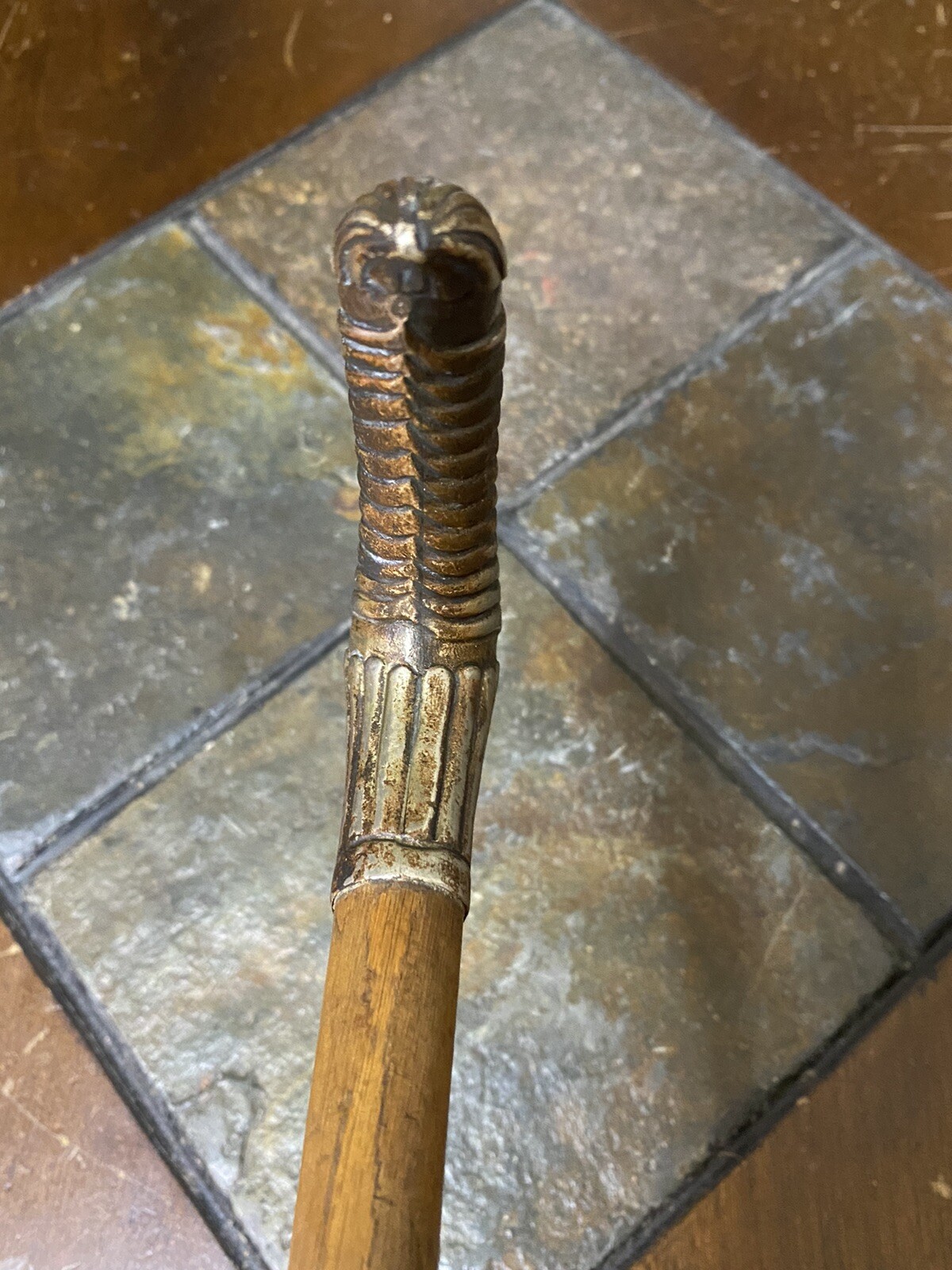 Antique Eagle Talon Claw Walking Stick Cane Handcraft… Gem