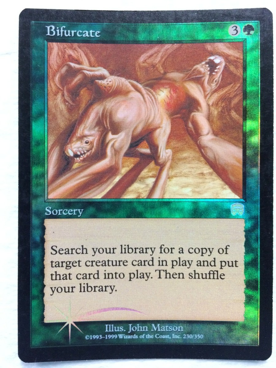 MTG 1x FOIL Bifurcate Mercadian Masques Legacy Magic the Gathering