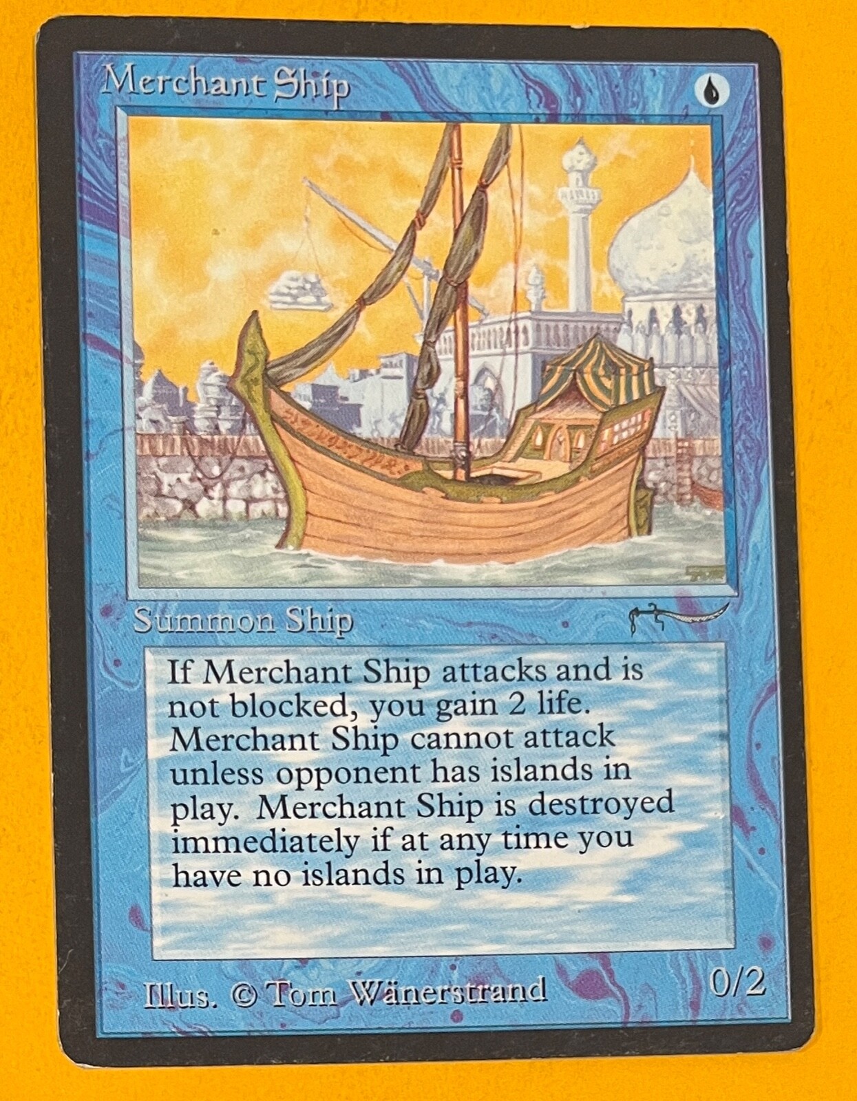 MTG MERCHANT SHIP Arabian Nights (OldManMTG 007-186)